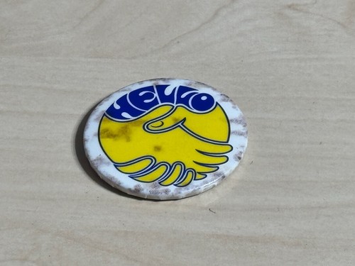 Vintage hello pin - 1.75",