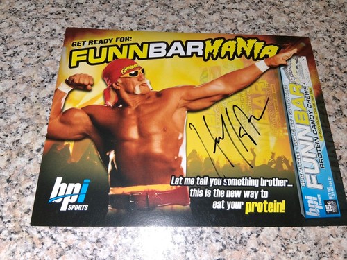 Hulk hogan autogramm - hogan,