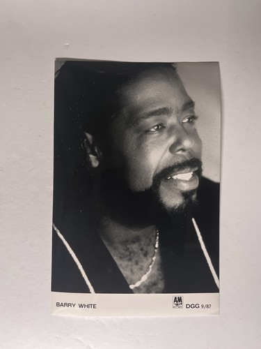 Barry white photograph - white,