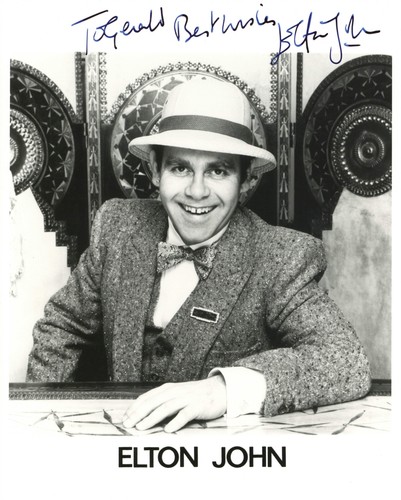 Elton john signiertes - elton,
