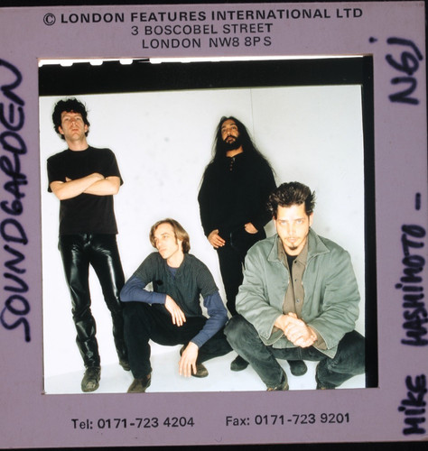 Soundgarden photo transparency - soundgarden,