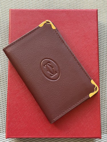 Cartier braun kalbsleder boxed - cartier,