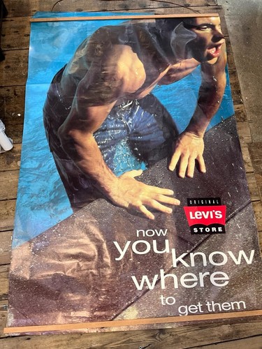 Levis werbe subway poster - werbe,