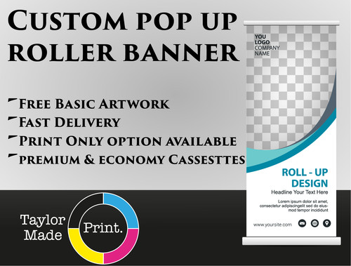 Roller banner pop display - banner,