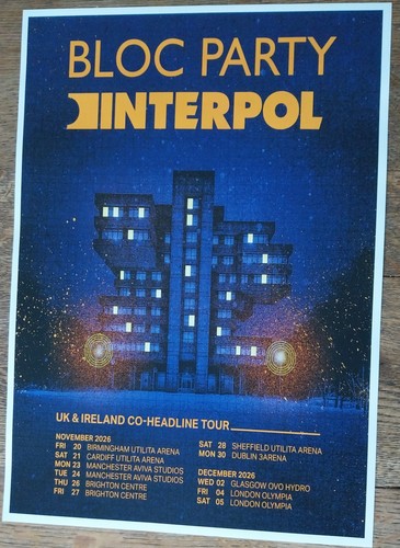 Bloc party interpol - bloc,